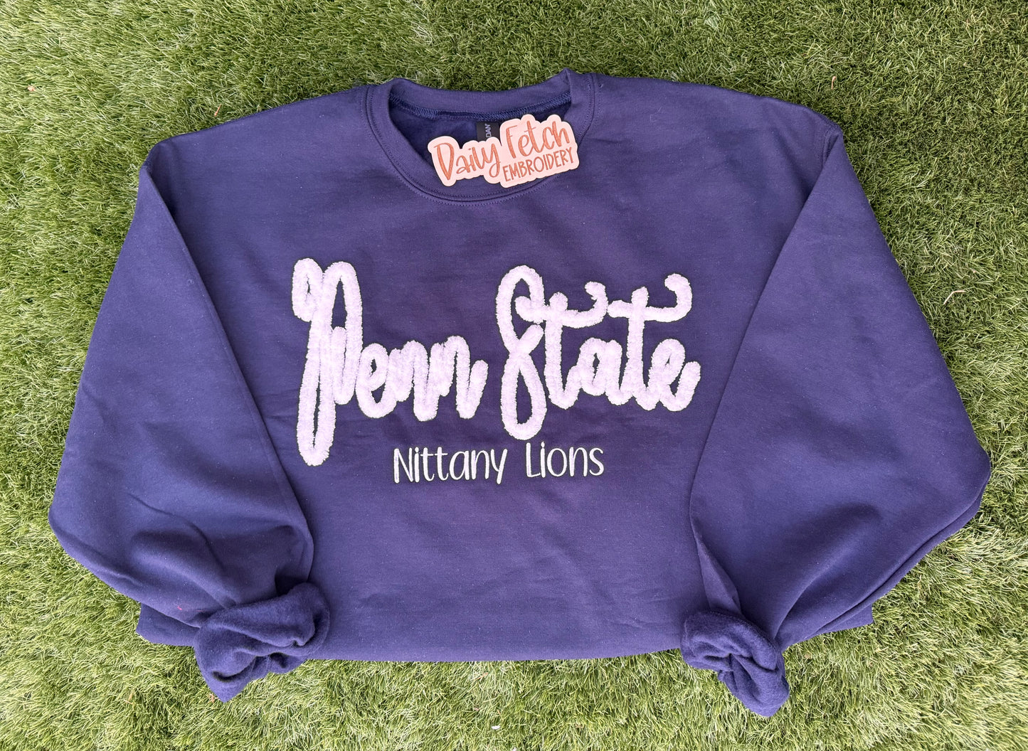 Penn State Embroidered Yarn Sweatshirt