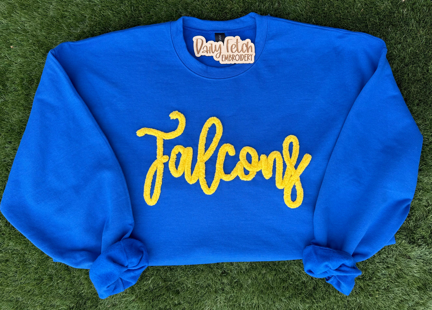Falcons Embroidered Yarn Sweatshirt