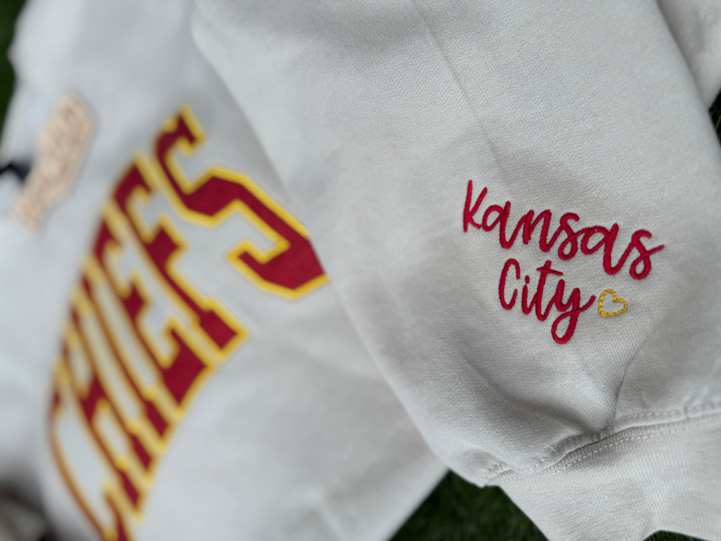 Chiefs Vinyl Embroidered Sweatshirt
