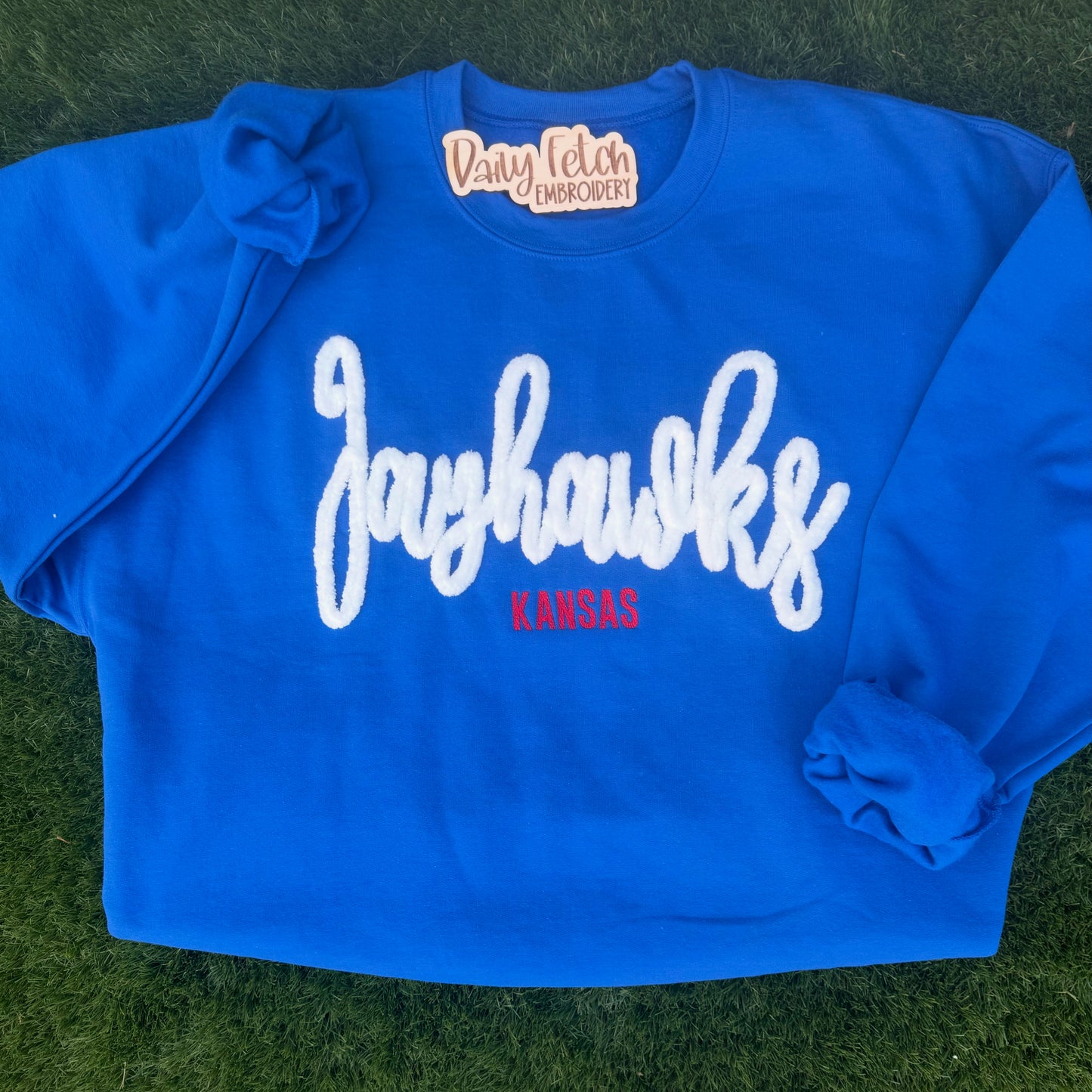 Jayhawks Embroidered Sweatshirt