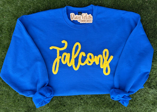 Falcons Embroidered Yarn Sweatshirt