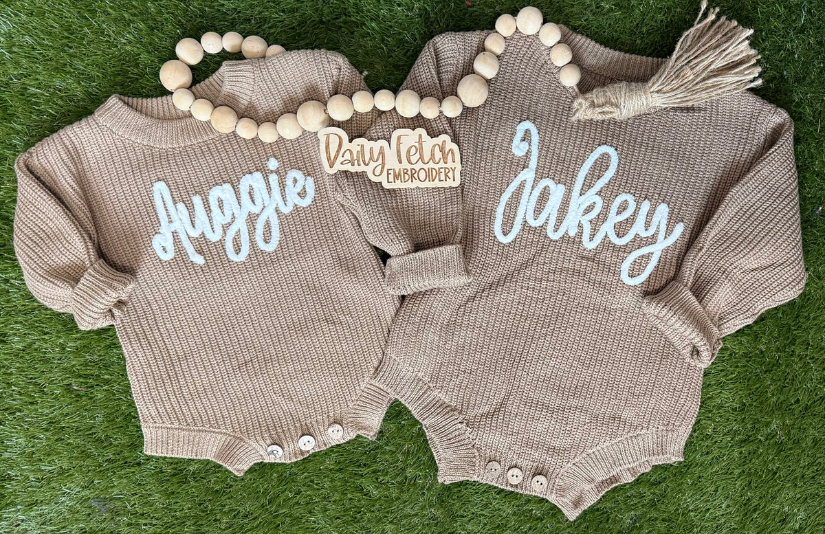 Baby Knitted Romper