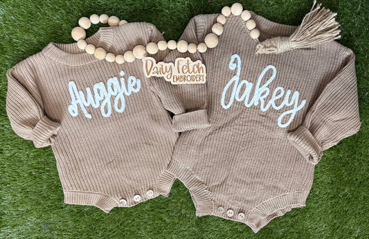 Baby Knitted Romper
