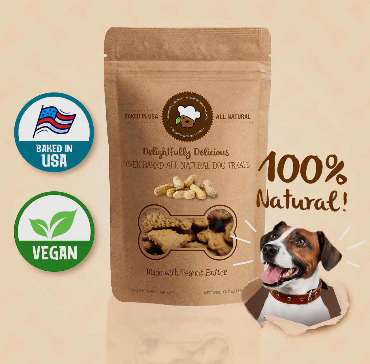 Peanut Butter Dog Treats