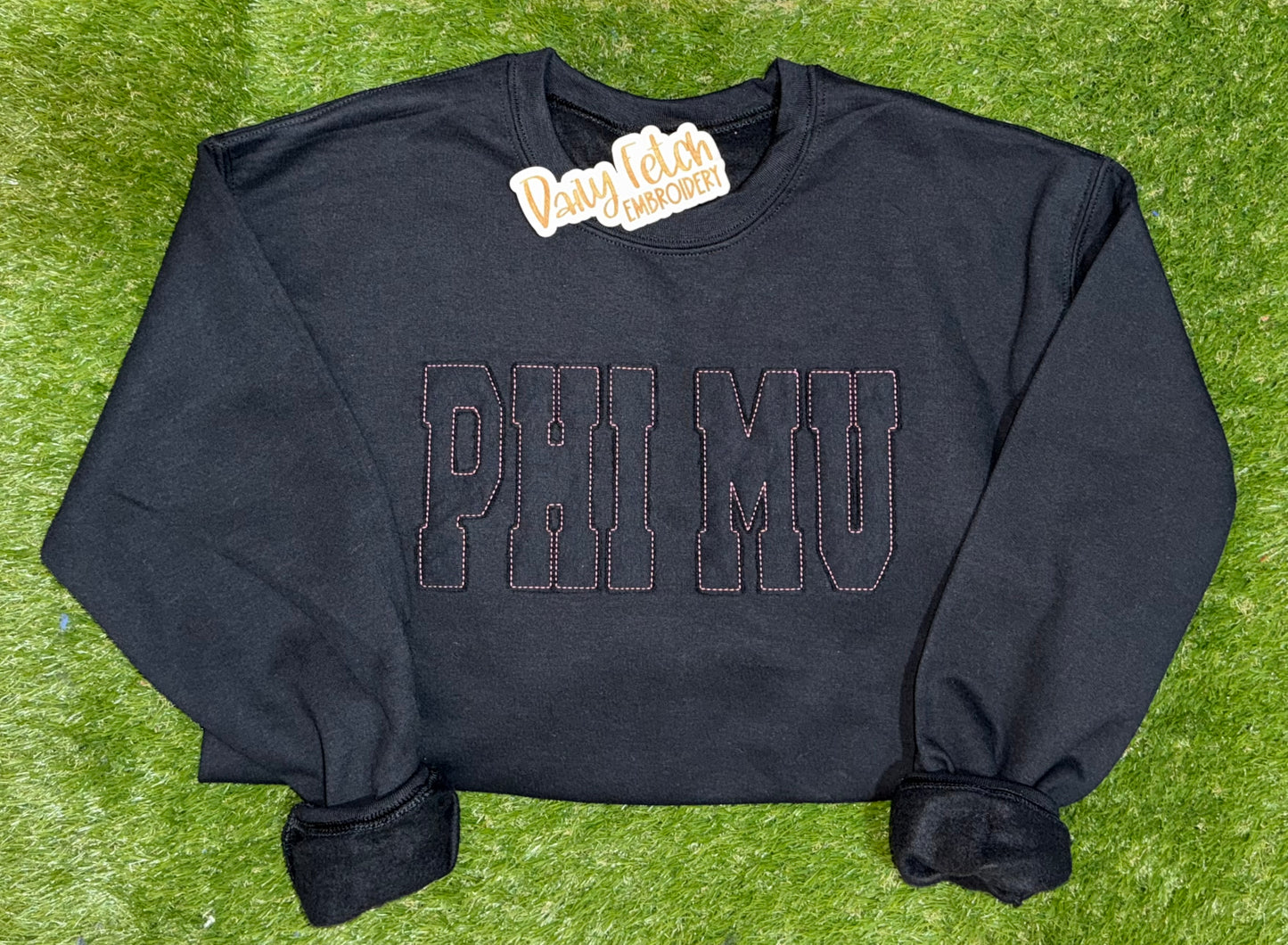 Applique Custom Raggy Sweatshirt