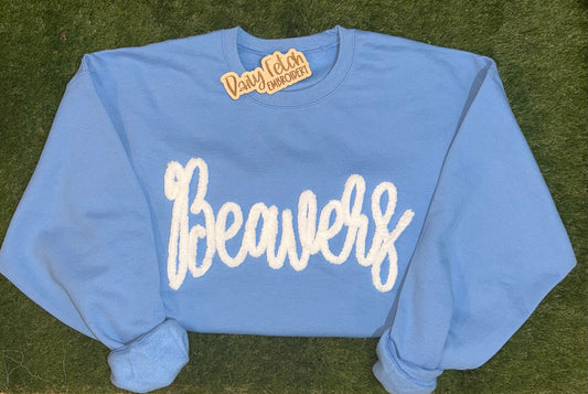 Beavers Yarn Embroidered Sweatshirt