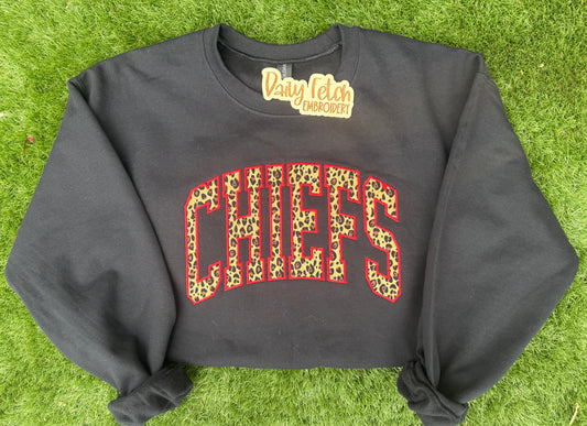 Cheetah Chiefs Embroidered Crew
