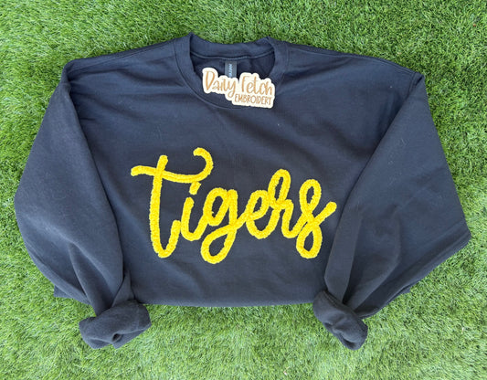 Tigers 2 Yarn Embroidered Sweatshirt