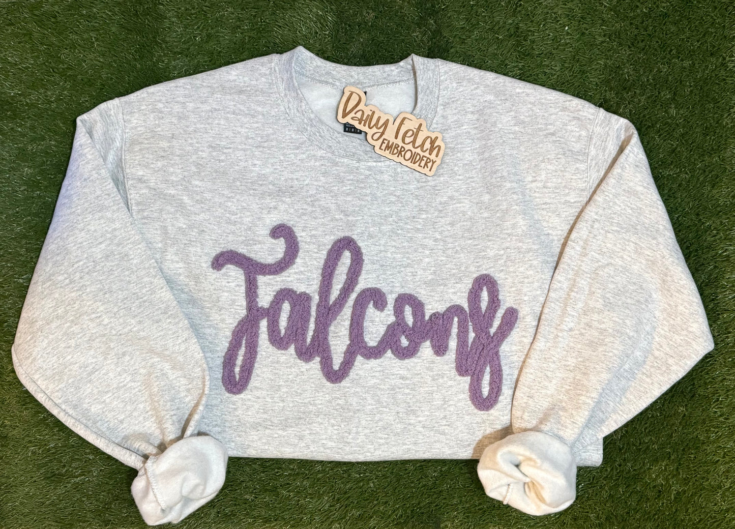 Falcons Embroidered Yarn Sweatshirt
