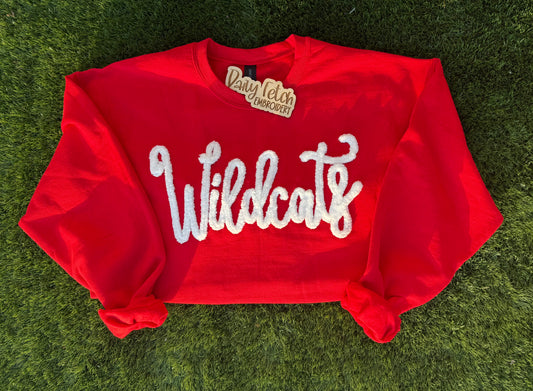 Wildcats Embroidered Sweatshirt