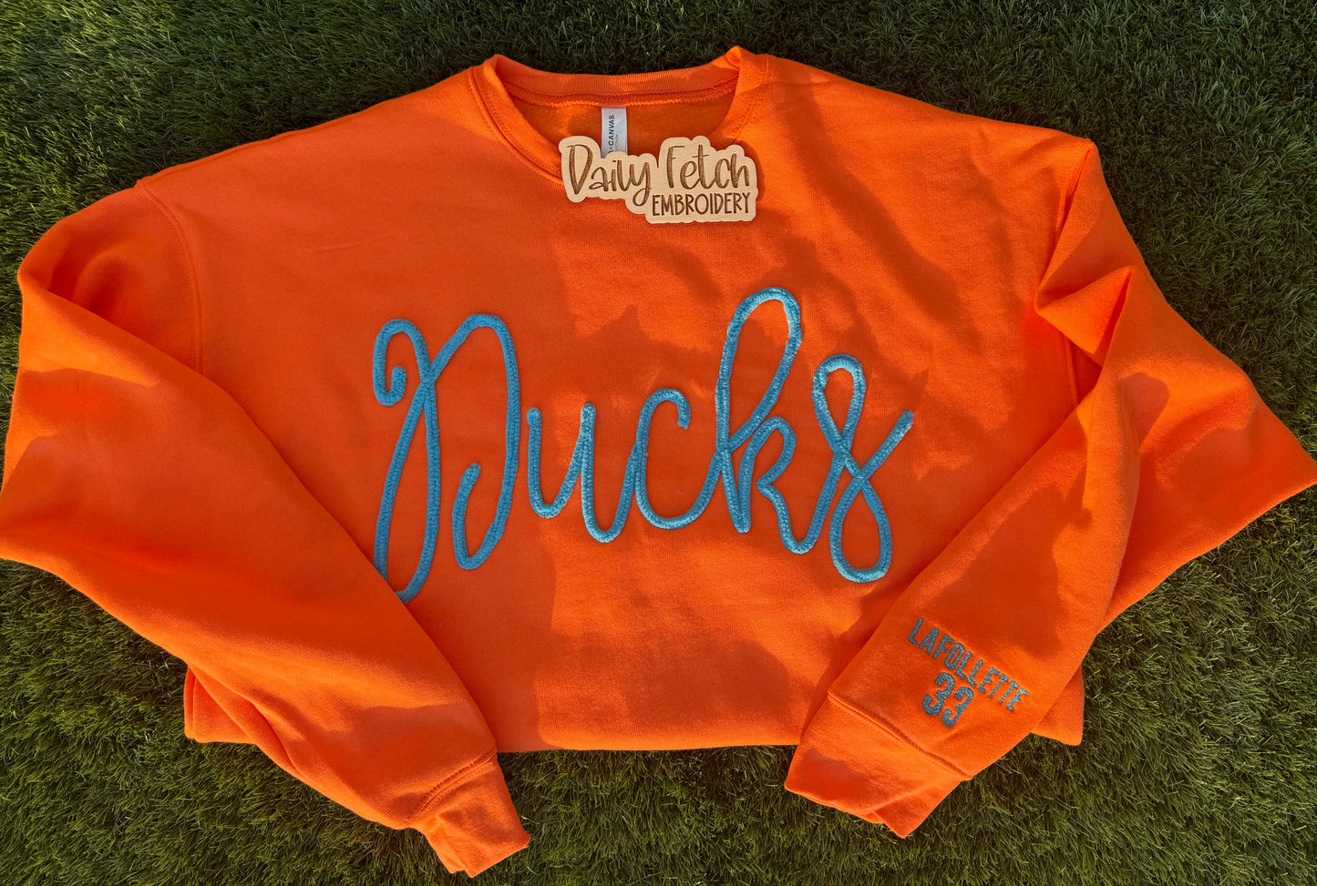 Ducks Yarn Embroidered Sweatshirt