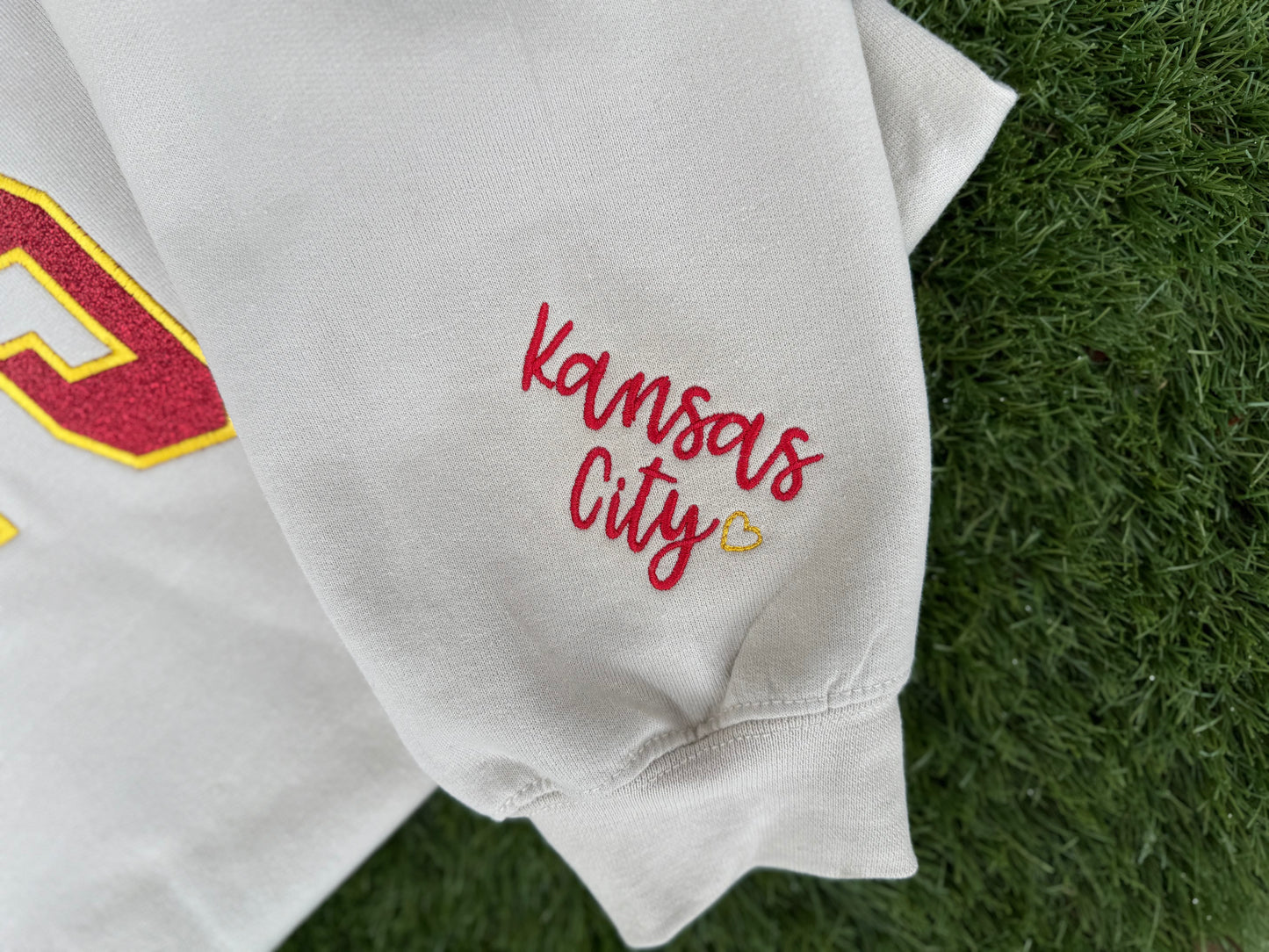 Chiefs Vinyl Embroidered Sweatshirt