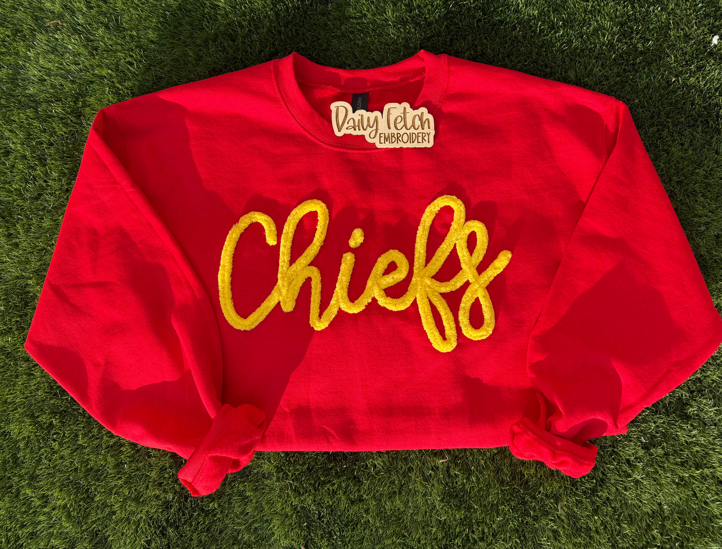 Chiefs Yarn Embroidered Sweatshirt