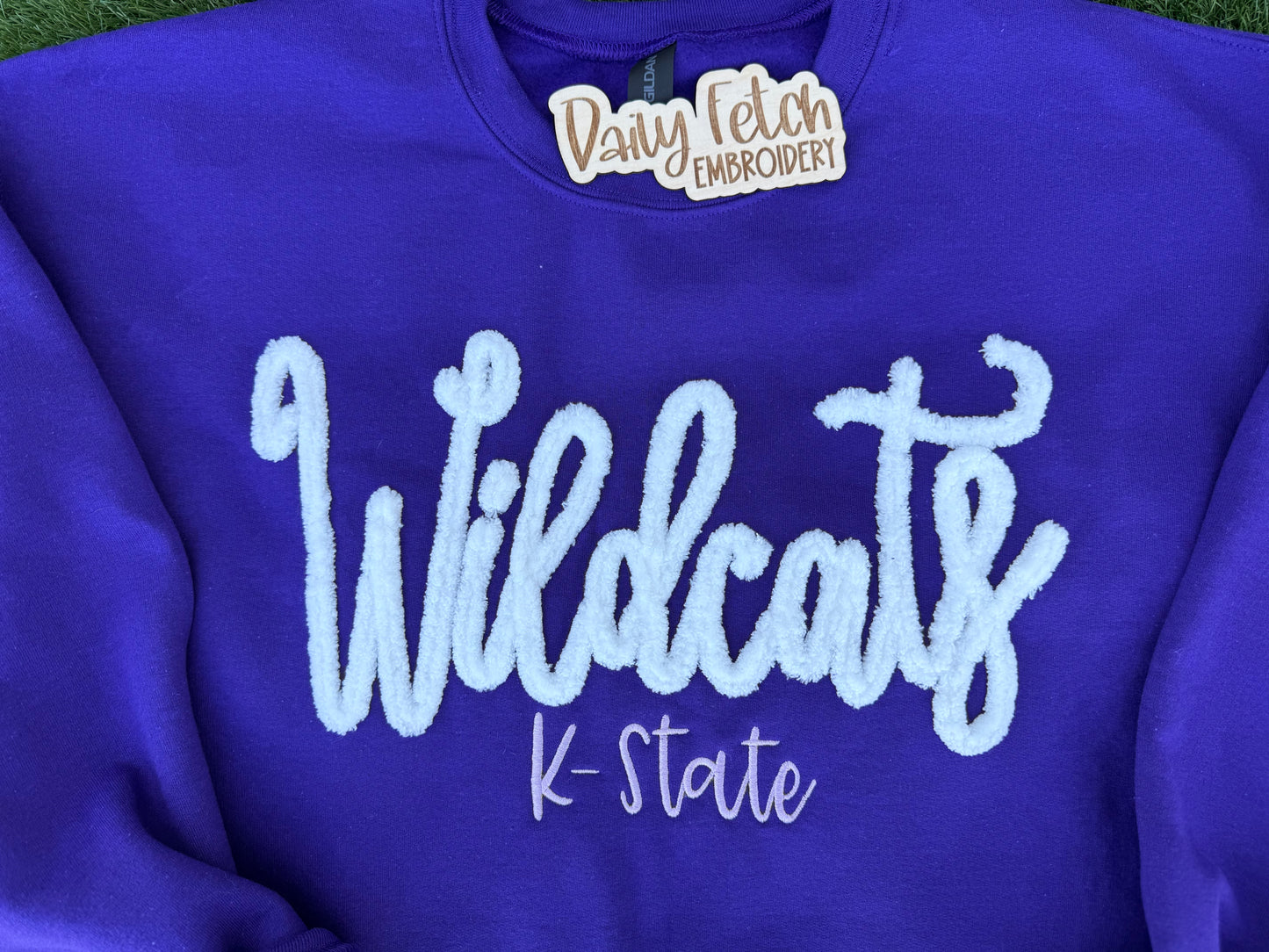 K-State Wildcats Embroidered Sweatshirt