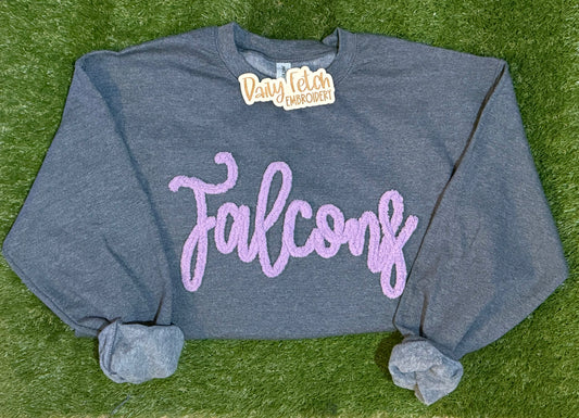 Falcons Embroidered Yarn Sweatshirt
