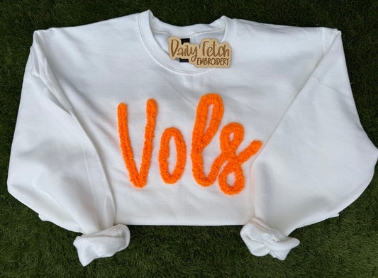Vols Yarn Embroidered Sweatshirt