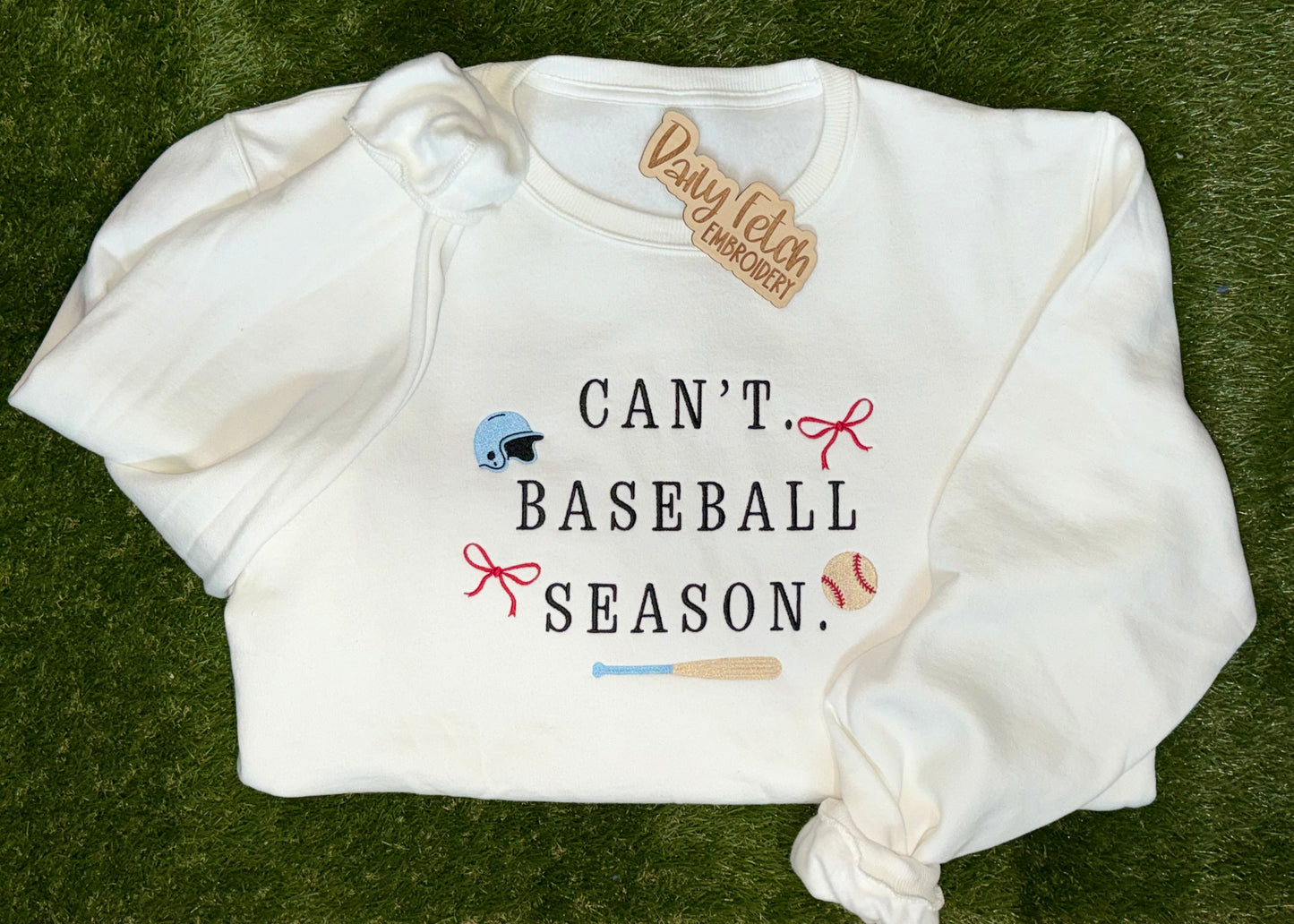Can’t. Baseball season.