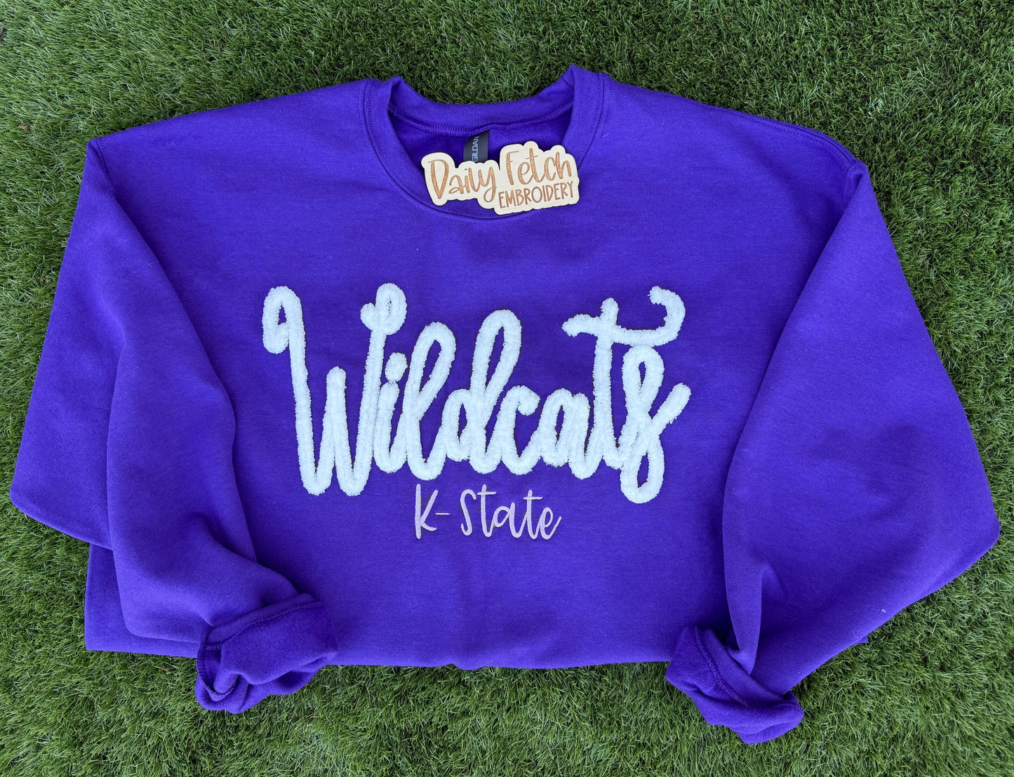 K-State Wildcats Embroidered Sweatshirt