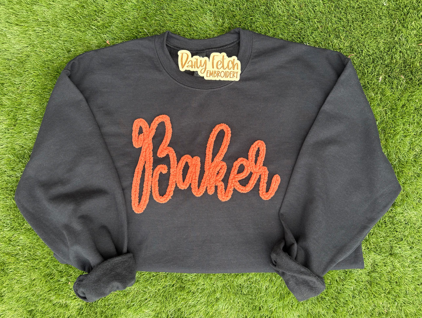 Baker Yarn Embroidered Sweatshirt