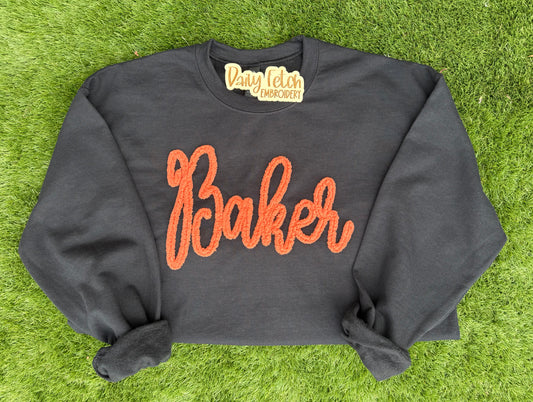 Baker Yarn Embroidered Sweatshirt
