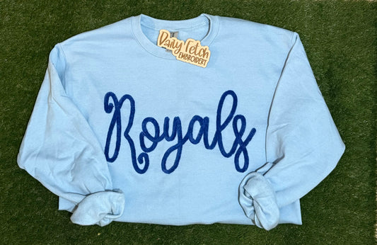Royals Yarn Embroidered Sweatshirt