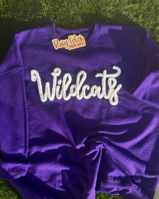 Wildcats Embroidered Sweatshirt