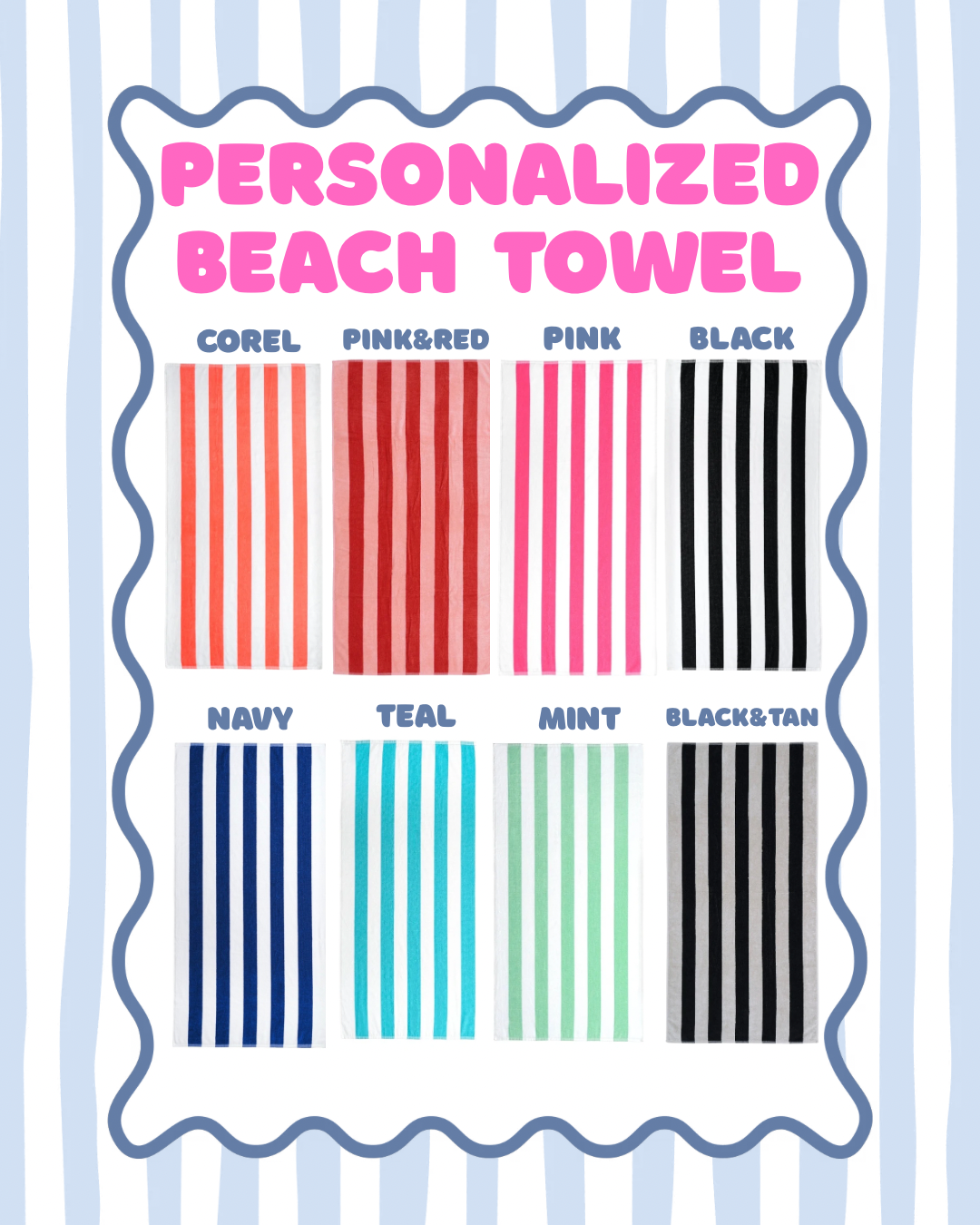 Personalized Beach Towel